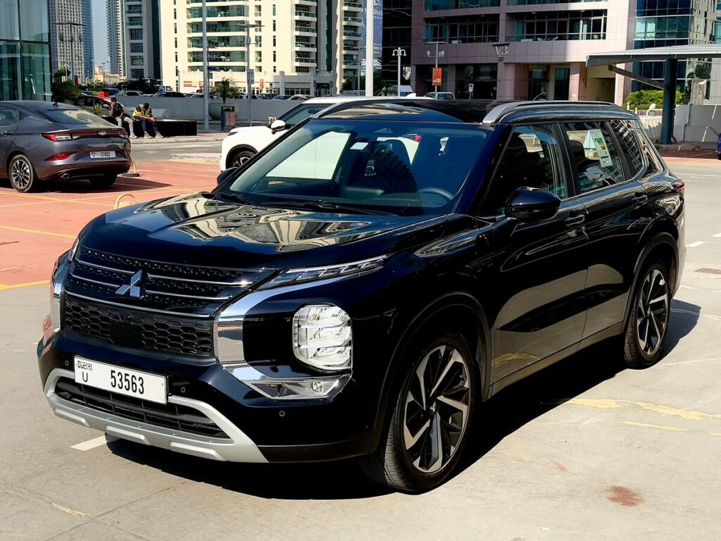 Rent Mitsubishi Outlander 2024 in Dubai Afamia Car Rentals JLT Dubai