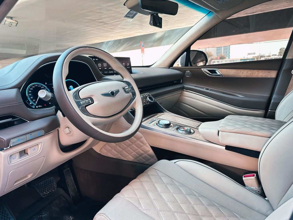 Rent Genesis GV80 2023 in Dubai Afamia Car Rentals JLT Dubai