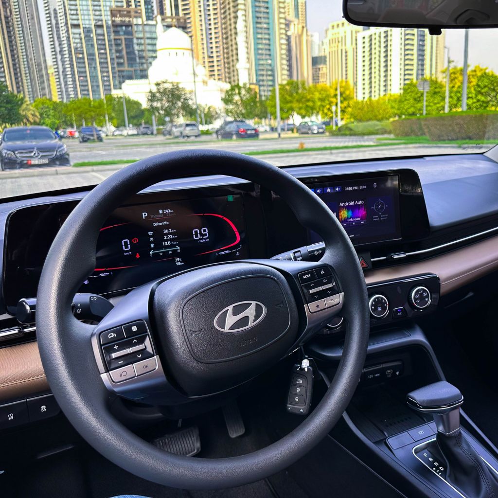 Rent Hyundai Accent 2025 in Dubai | Afamia Car Rentals JLT Dubai